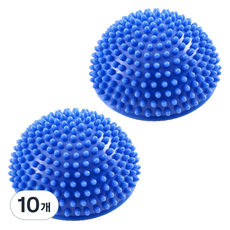 LoeyWing 平衡按摩半球 圓錐球, 天空藍, 10個