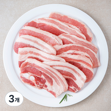 푸드랩플러스 멕시코산 삼겹살 (냉장), 600g, 3개