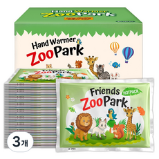 인라이프 ZooPark 포켓용 핫팩 40개입, 3개