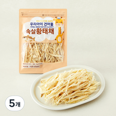 해맑은푸드 우리아이 건어물 속살 황태채, 5개, 60g