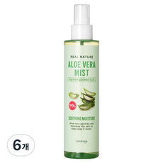 코스메이트 리얼 네이처 알로에베라 미스트, 6개, 200ml
