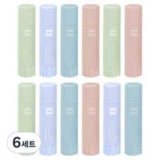 deLi 得力 玉米粉Glusstick 小型黏合貼 4種*3入組 9g, 6套