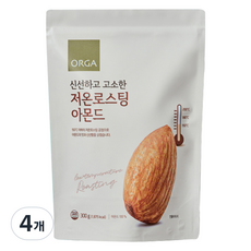 ORGA 低溫烘烤杏仁果, 300g, 4包
