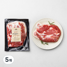몬트락 한돈 제주 흑돼지 목심 구이용 (냉장), 300g, 5개