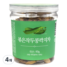 토종마을 볶은작두콩깍지차, 80g, 1개입, 4개