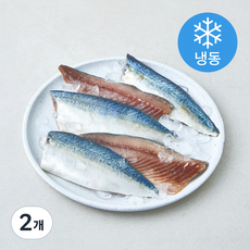 국내산 김씨밥 One Frozen 순살 필렛 고등어 (냉동), 2개, 500g(5~7팩)