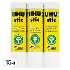 UHU 노랑풀, 15개, 21g