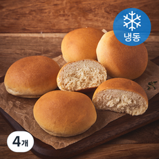 브레밀 한끼 쌀 두유 현미 모닝빵 (냉동), 45g, 5개입, 4개