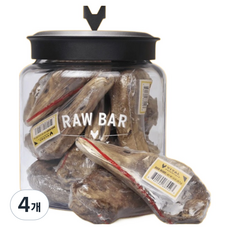 바이탈에센셜 강아지 영양 동결건조 로우바, 28.3g, 4개, 오리머리