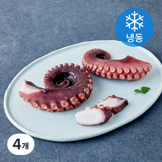문어크 국내산 바로잡아 급냉한 문어 (냉동), 4개, 150g