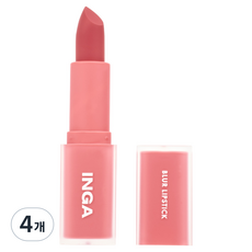 잉가 파우더 블러 립스틱, 4개, 샴페인 로즈