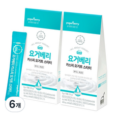 yogurberry Caspian優格粉 酵母, 2g, 10片, 6個