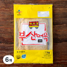 마차촌 부산어묵 사각, 1kg, 6개