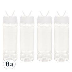 瓶批發.com DK140 調味料透明容器 + 白色蓋子, 8個