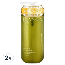 香氛沐浴乳 嬰兒爽身粉香, 2瓶, 1L