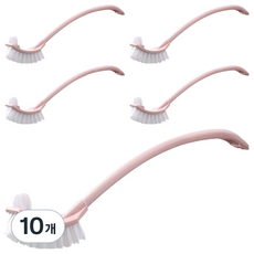 Maket Gamseong 浴室長柄清潔刷, 10個, 粉紅色