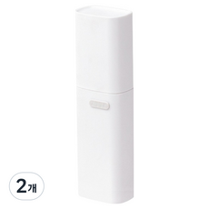 Hanbomnuri 戶外用牙刷盒 白色, 50g, 2個