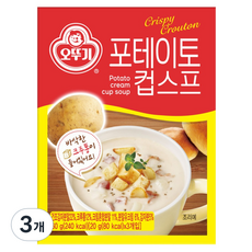 OTTOGI 不倒翁 馬鈴薯杯湯 3入, 60g, 3個