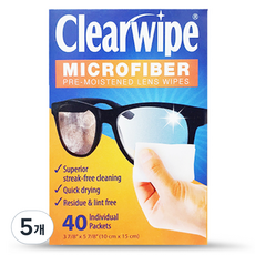 KOBAYASHI 小林製藥 眼鏡擦拭布 40入, 白色, 5個