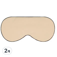 Tidy Home 熟睡簡約眼罩 米橘色, 2個, 1入