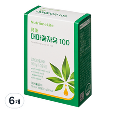 뉴트리원 퓨어 대마종자유 100, 30정, 6개