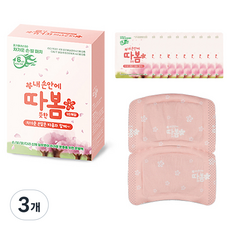 온기플러스50 따봄 손발 온열핫팩 10p, 3개