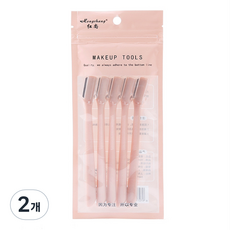 SHO ZLE 修眉刀 5入, 粉色, 2個