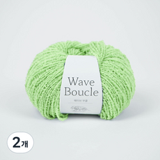 Ancalls 波浪毛圈編織線, 11 哈密瓜色, 2個