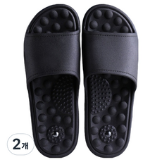 Barom Mall 室內磁石指壓拖鞋 240~245cm, 黑色, 2個