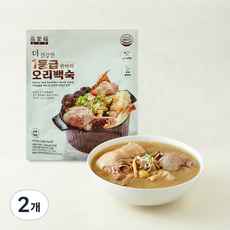 품애복 더 건강한 1등급 반마리 오리백숙, 1.6kg, 2개