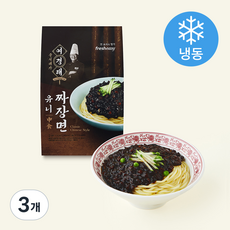 중식대가 여경래 유니 짜장면 2인분 (냉동), 1.01kg, 3개