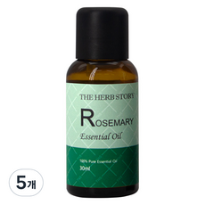 더허브스토리 에센셜오일 로즈마리, 30ml, 5개