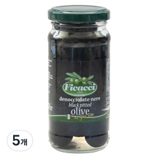 피카치 블랙 피티드 올리브 씨제거 오히블랑카, 5개, 240g
