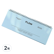ICONIC Desk Flow 週計畫本, 02 柔和藍, 2個