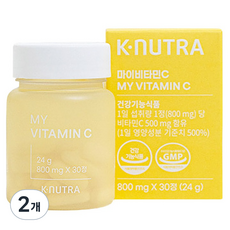 K-NUTRA 我的維他命C 24g, 30錠, 2個