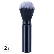 Akako 旅行用便攜刮鬍刷 黑色, 2個, 1入