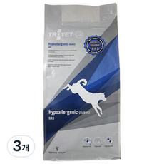 트로벳 강아지 처방식사료, 피부/피모+알러지, 3kg, 3개