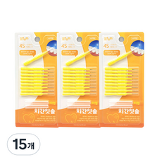꿀템스토어 치간칫솔 I형 4S 0.6mm, 10개입, 15개