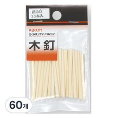 Kakuri 角力 木釘 Slim B 45mm 54114, 60個