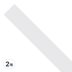 OON 열 수축 튜브 케이블 흰색 100mm x 1m, 2개