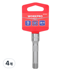 WORKPRO 多向連接座 75mm WP275024, 4個