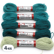 조이십자수 애플톤 울사 5종 세트, 4세트, 526, 527, 528, 529, 541