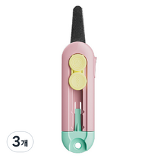 일상속반짝 자석 안전한 택배칼, 핑크, 3개