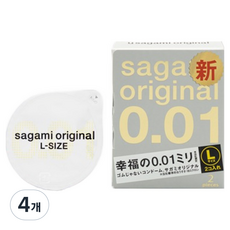 사가미오리지널 콘돔 0.01 L, 2개입, 4개