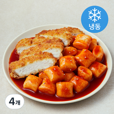 어나더테이블 통등심 돈까스떡볶이 밀키트 (냉동), 500g, 4개