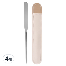 Icores 不鏽鋼棒狀彩妝刮棒, 4個, 單一顏色