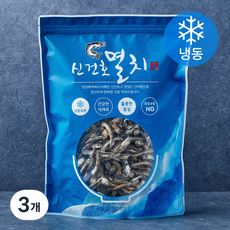 신건호멸치 참나무로 훈연한 훈연멸치 (냉동), 3개, 500g