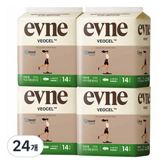 evne Biosell衛生棉 翼型, 大型, 14件, 24個