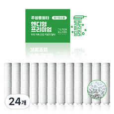 FILTER KLASS 大林衛浴 韓國製 廚房 手持型 除氯 單獨包裝 相容濾芯, 24個