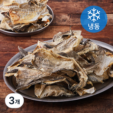 마른명태껍질 (냉동), 500g, 3개